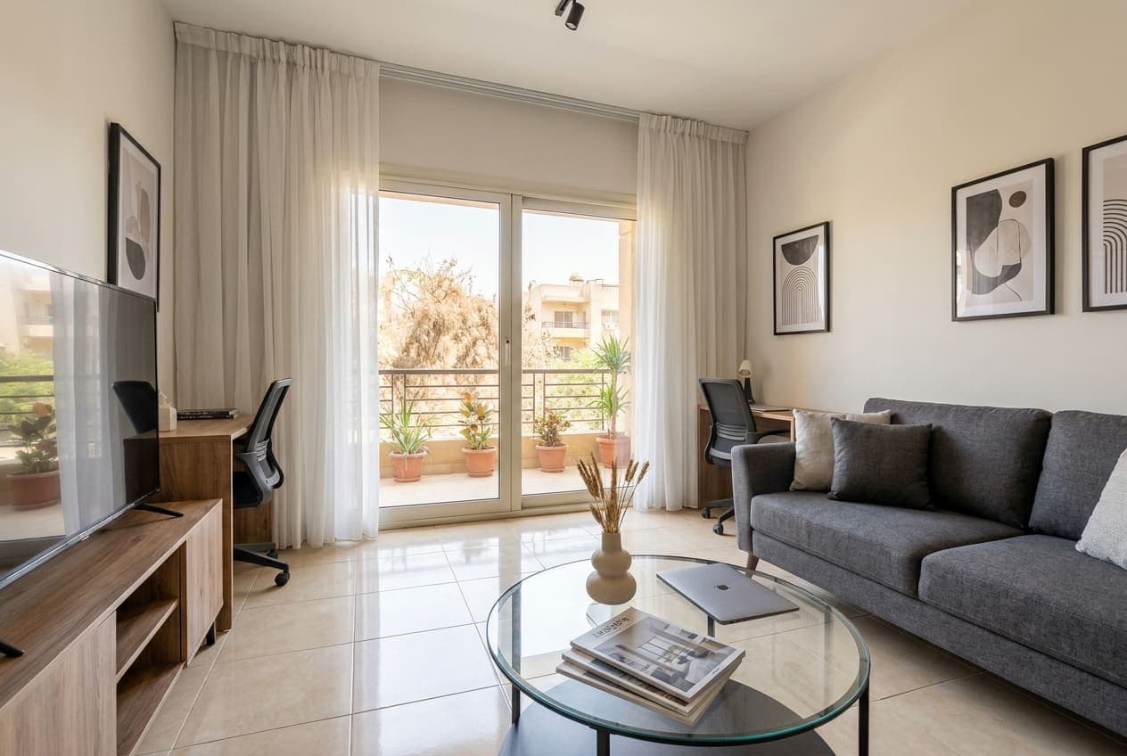 Corporate 2-bedroom near Maadi metro