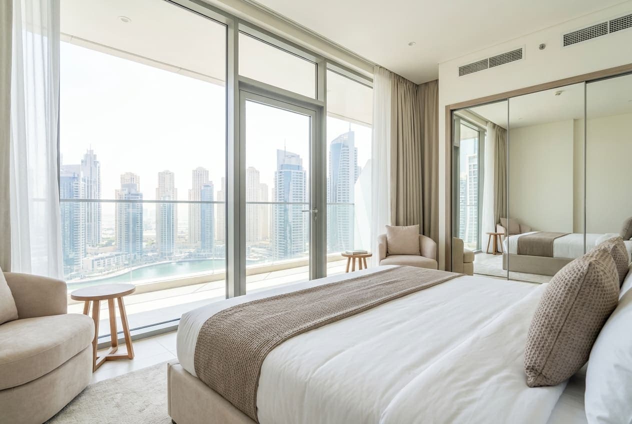 High-floor 1-bedroom in Dubai Marina photo 2