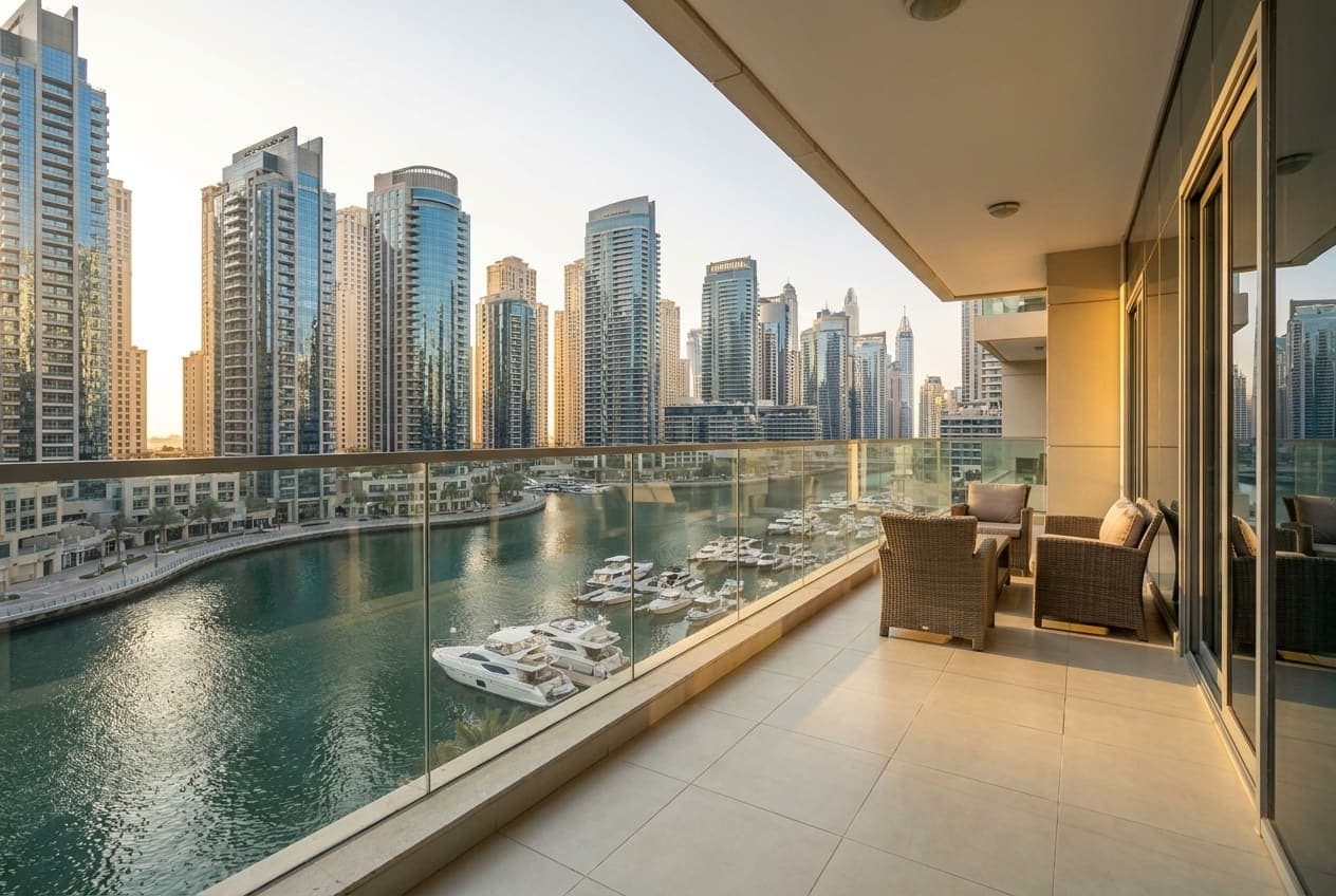 High-floor 1-bedroom in Dubai Marina photo 3