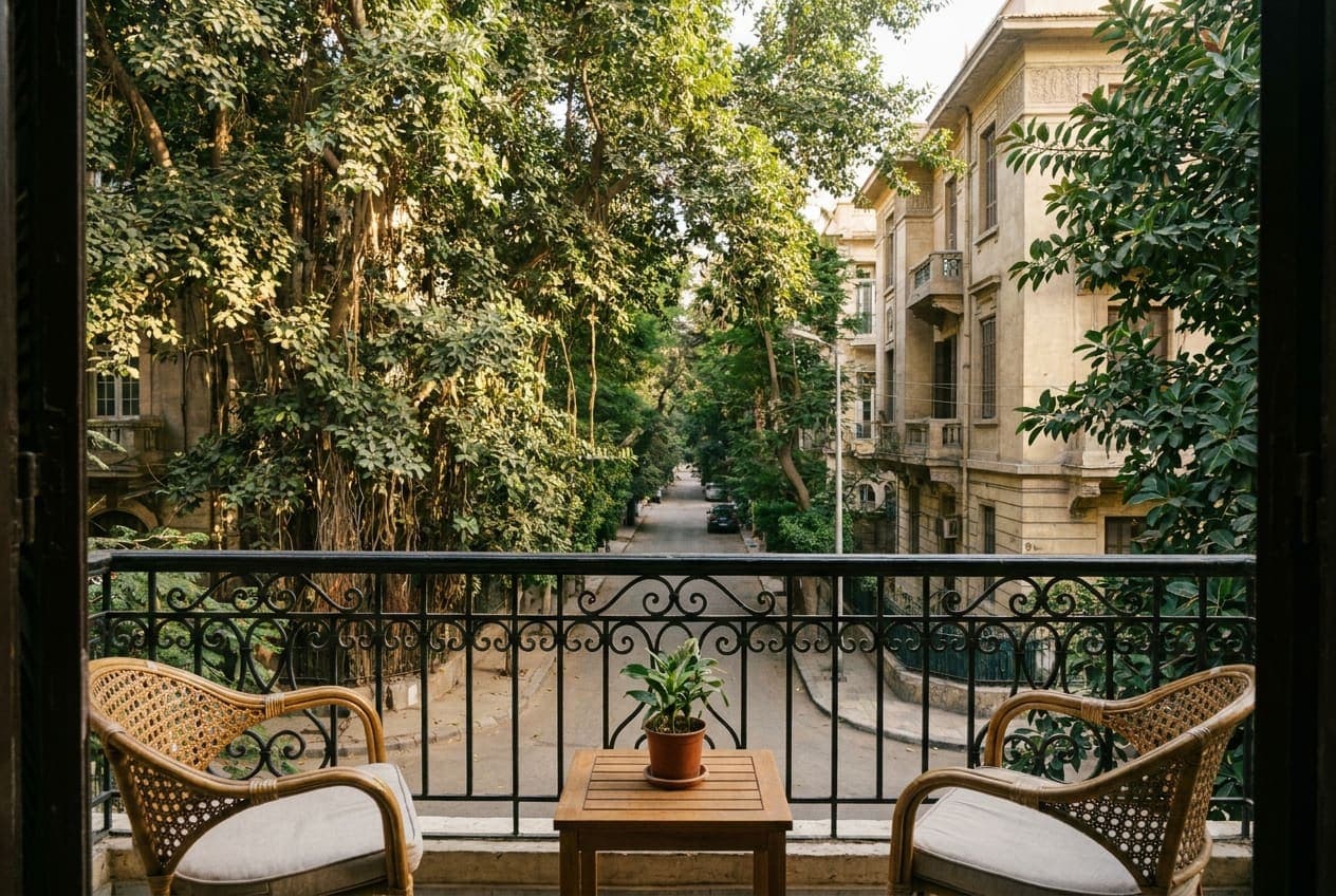Leafy 3-bedroom family flat in Maadi photo 3