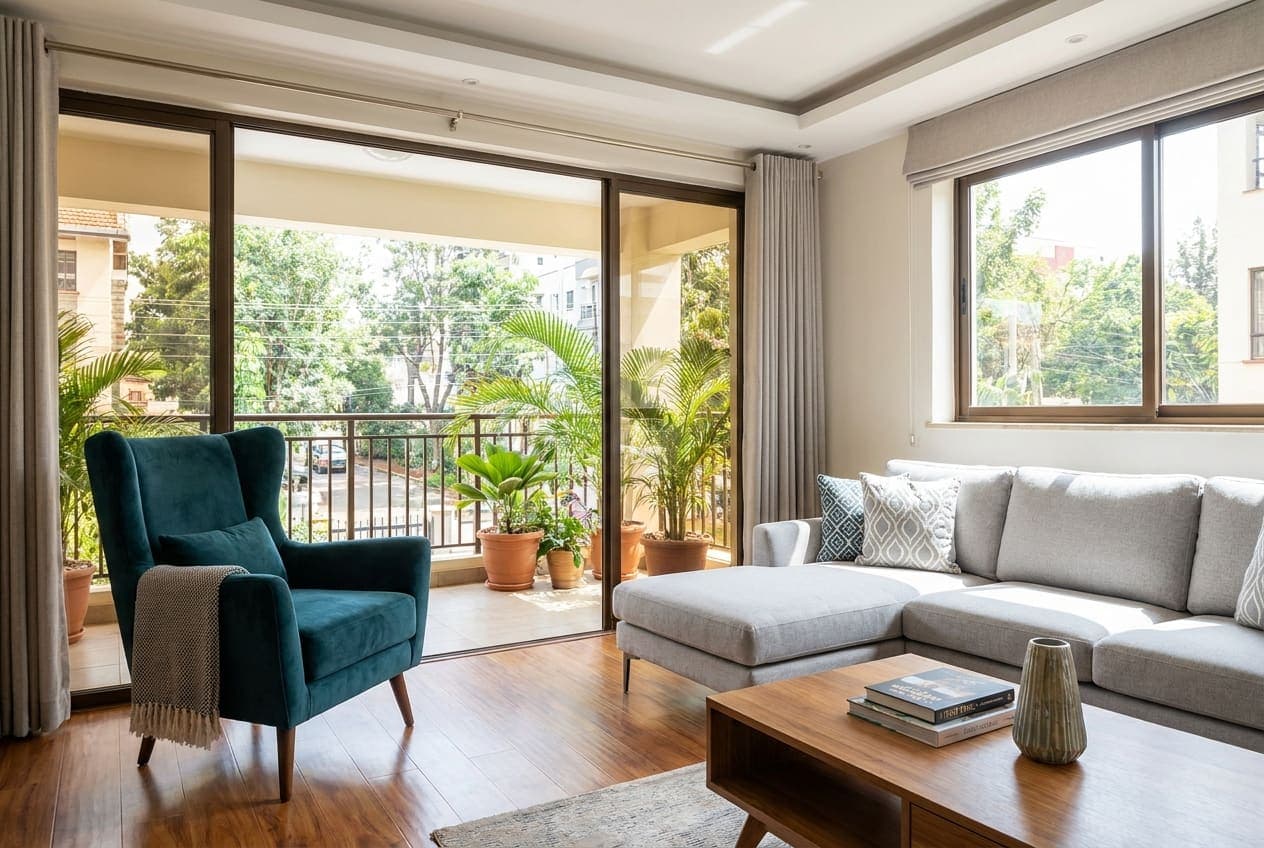 Serviced 1-bedroom in Kilimani