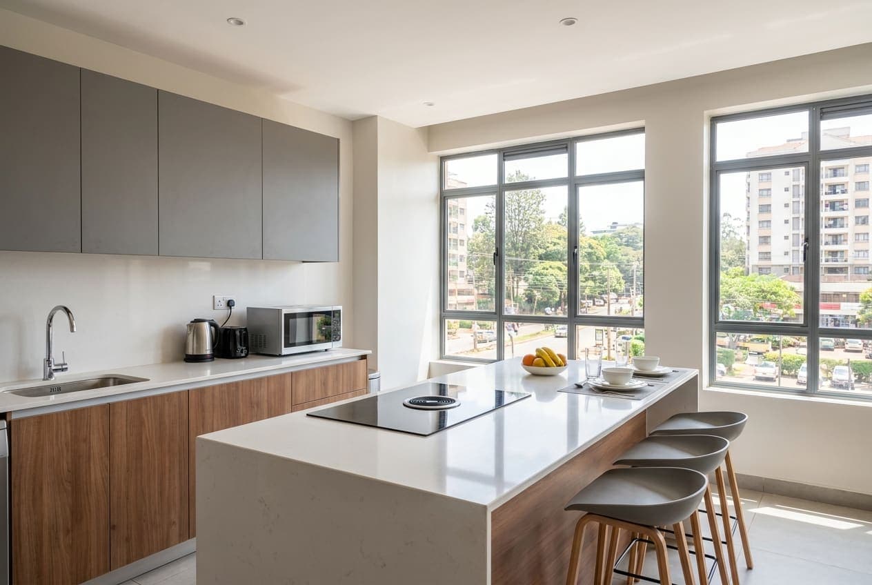 Serviced 1-bedroom in Kilimani photo 3