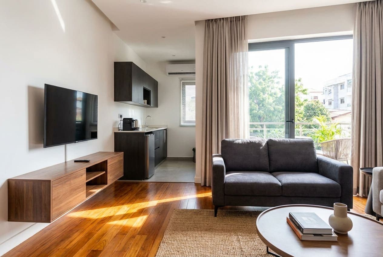 Serviced studio in Cantonments